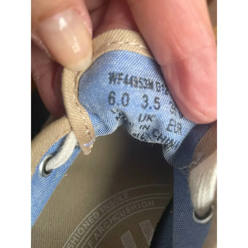 Keds Shimmering Gold with Stars Sneakers Sz 6